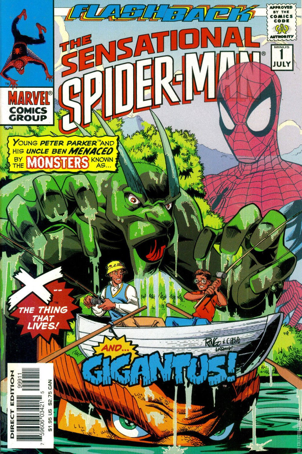 Cover art for Sensational Spider-Man #-1