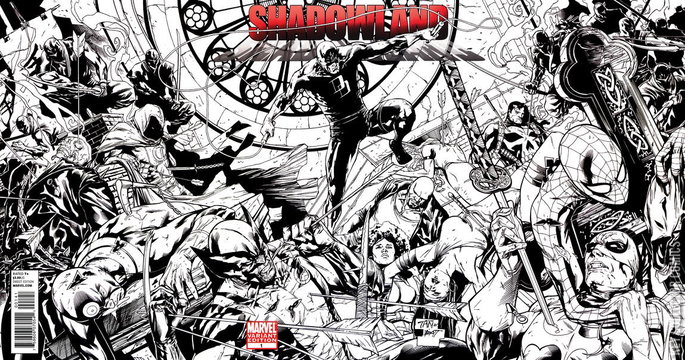 Variant Cover for Shadowland #1