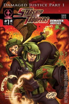 Variant Cover for Starship Troopers: Damaged Justice #1