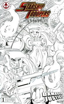 Variant Cover for Starship Troopers: Damaged Justice #1
