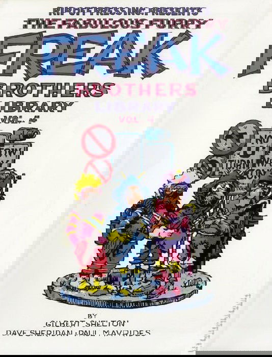 Cover art for The Fabulous Furry Freak Brothers Library #4