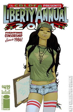 Variant Cover for CBLDF Presents Liberty Annual #2011