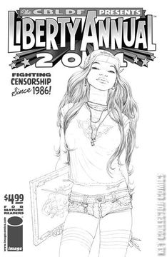 Variant Cover for CBLDF Presents Liberty Annual #2011