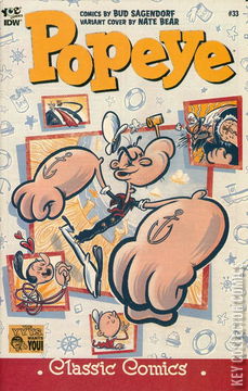 Variant Cover for Popeye Classic Comics #33