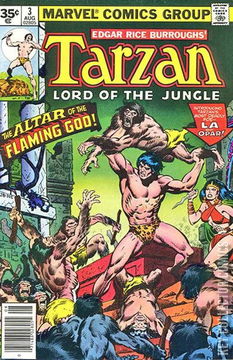 Variant Cover for Tarzan #3