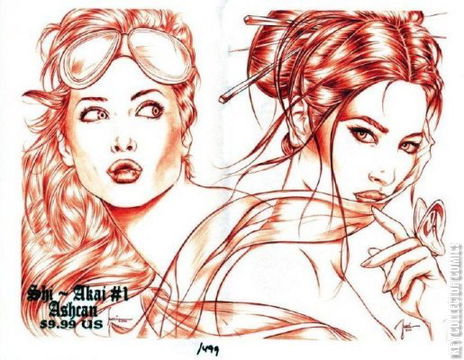 Variant Cover for Shi: Akai #1