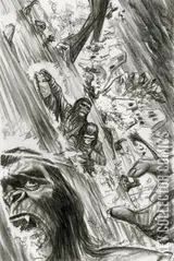 Variant Cover for Planet of the Apes: Cataclysm #3