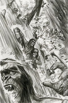Variant Cover for Planet of the Apes: Cataclysm #3