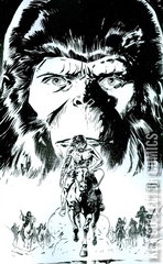 Variant Cover for Exile on the Planet of the Apes #2