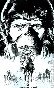 Variant Cover for Exile on the Planet of the Apes #2