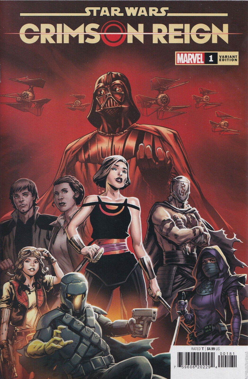 Variant Cover for Star Wars: Crimson Reign #1