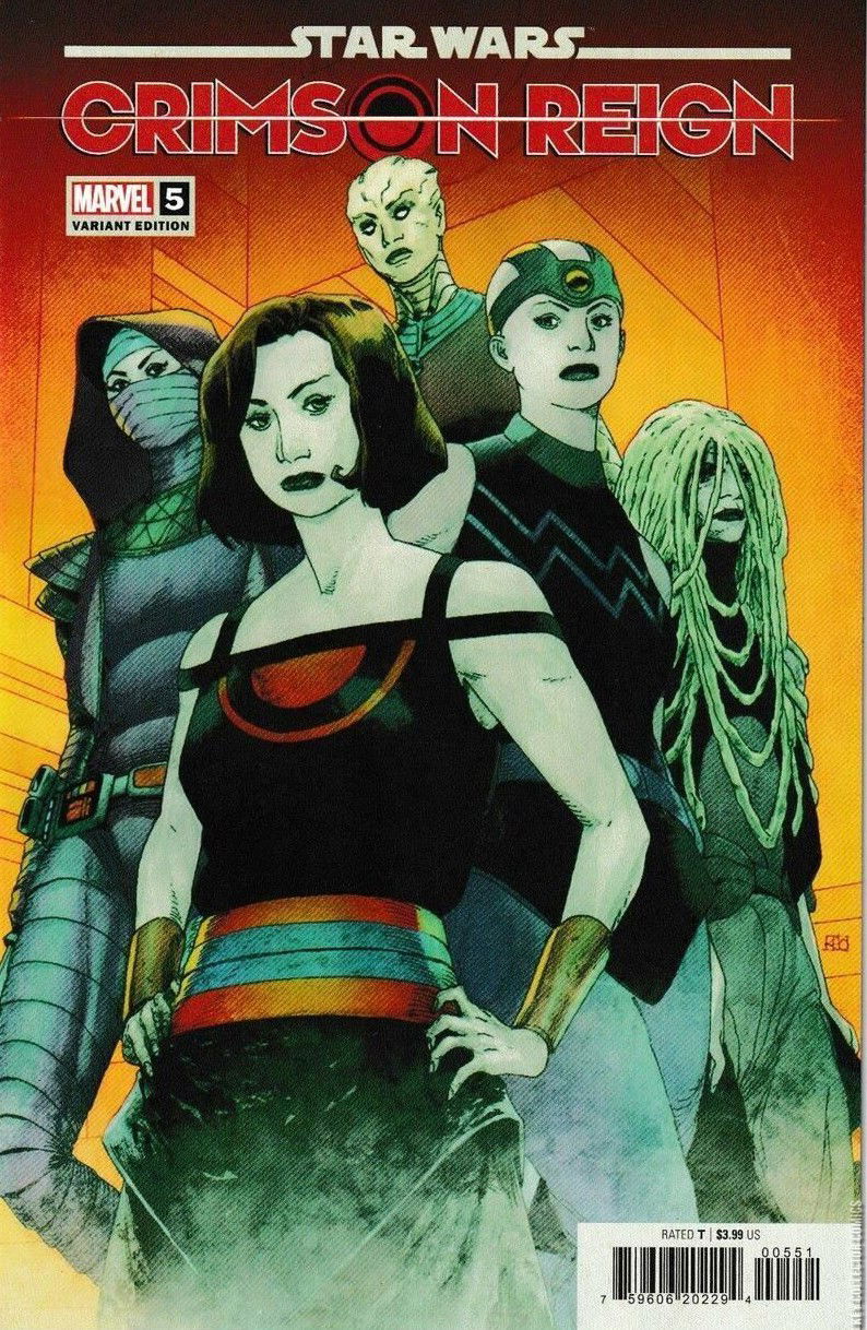 Variant Cover for Star Wars: Crimson Reign #5