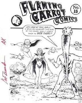 Variant Cover for Flaming Carrot Comics #15