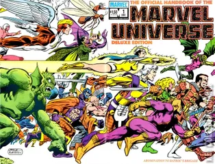 Cover for The Official Handbook of the Marvel Universe - Deluxe Edition #1
