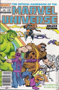 Variant Cover for The Official Handbook of the Marvel Universe - Deluxe Edition #5