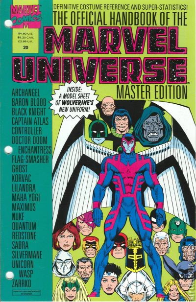 The Official Handbook of the Marvel Universe - Master Editio