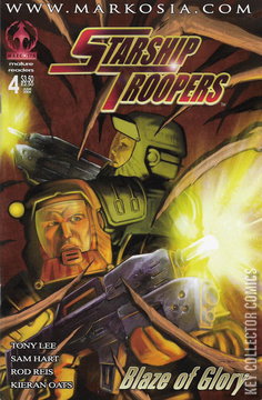 Variant Cover for Starship Troopers: Blaze of Glory #4