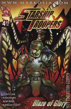 Variant Cover for Starship Troopers: Blaze of Glory #4