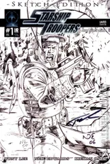 Variant Cover for Starship Troopers: Dead Man's Hand #1