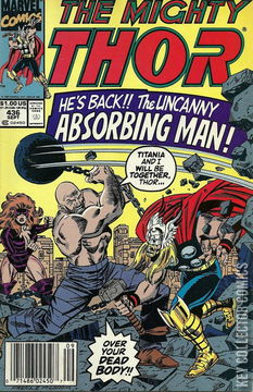 Variant Cover for Thor #436