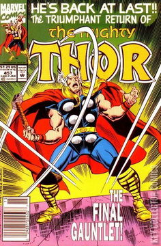 Variant Cover for Thor #457