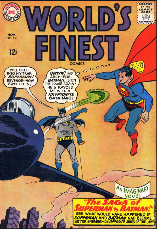 アメコミリーフ World's Finest #153 1965年 CGC3.0 アメコミリーフ World's Finest #153 1965年 CGC3.0 アメコミ