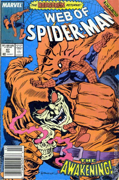 Webster Colcord Spider Man Web of Spider-Man #47 Published February 1989 | Key Co