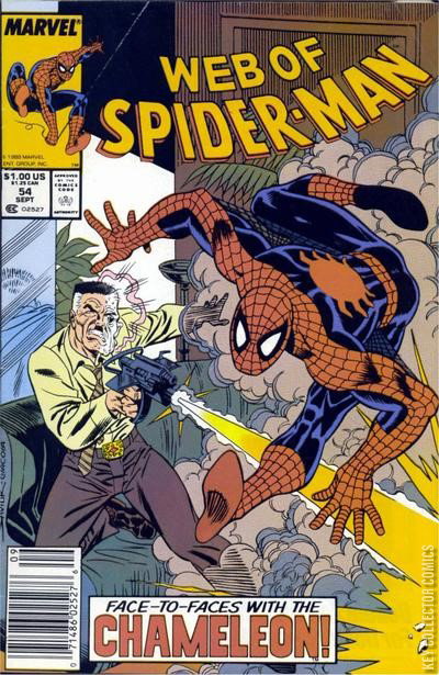 Webster Colcord Spider Man Web of Spider-Man #54 Published September 1989 | Key C