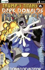 Variant Cover for Trump's Titans vs. Dark Donald's Mental #1