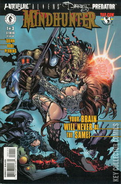 Variant Cover for Witchblade / Aliens / Darkness / Predator: Mindhunter #1