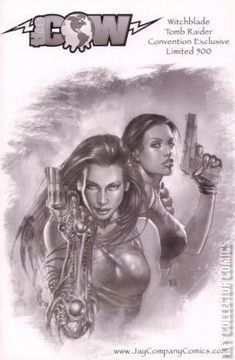 Variant Cover for Witchblade and Tomb Raider #1