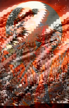 Variant Cover for Vampirella vs. Red Sonja #2