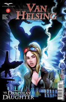 Variant Cover for Van Helsing vs. Dracula's Daughter #4