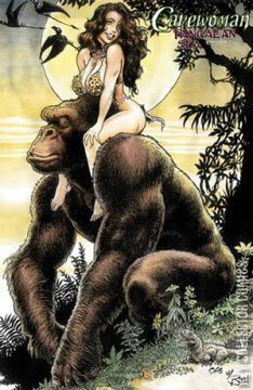 Variant Cover for Cavewoman: Pangaean Sea #1