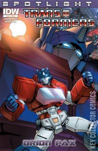 Transformers Spotlight: Orion Pax #1