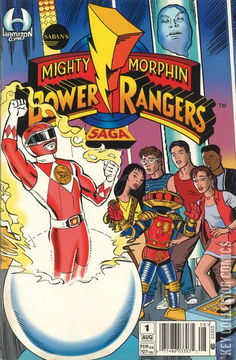 Variant Cover for Mighty Morphin Power Rangers Saga #1