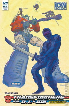 Variant Cover for Transformers vs. G.I. Joe Movie #1