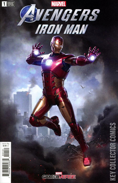 Variant Cover for Marvel's Avengers: Iron Man -Gamerverse #1