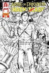 Variant Cover for Army of Darkness vs. Hack / Slash #1