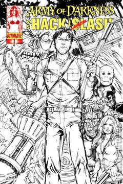 Variant Cover for Army of Darkness vs. Hack / Slash #1