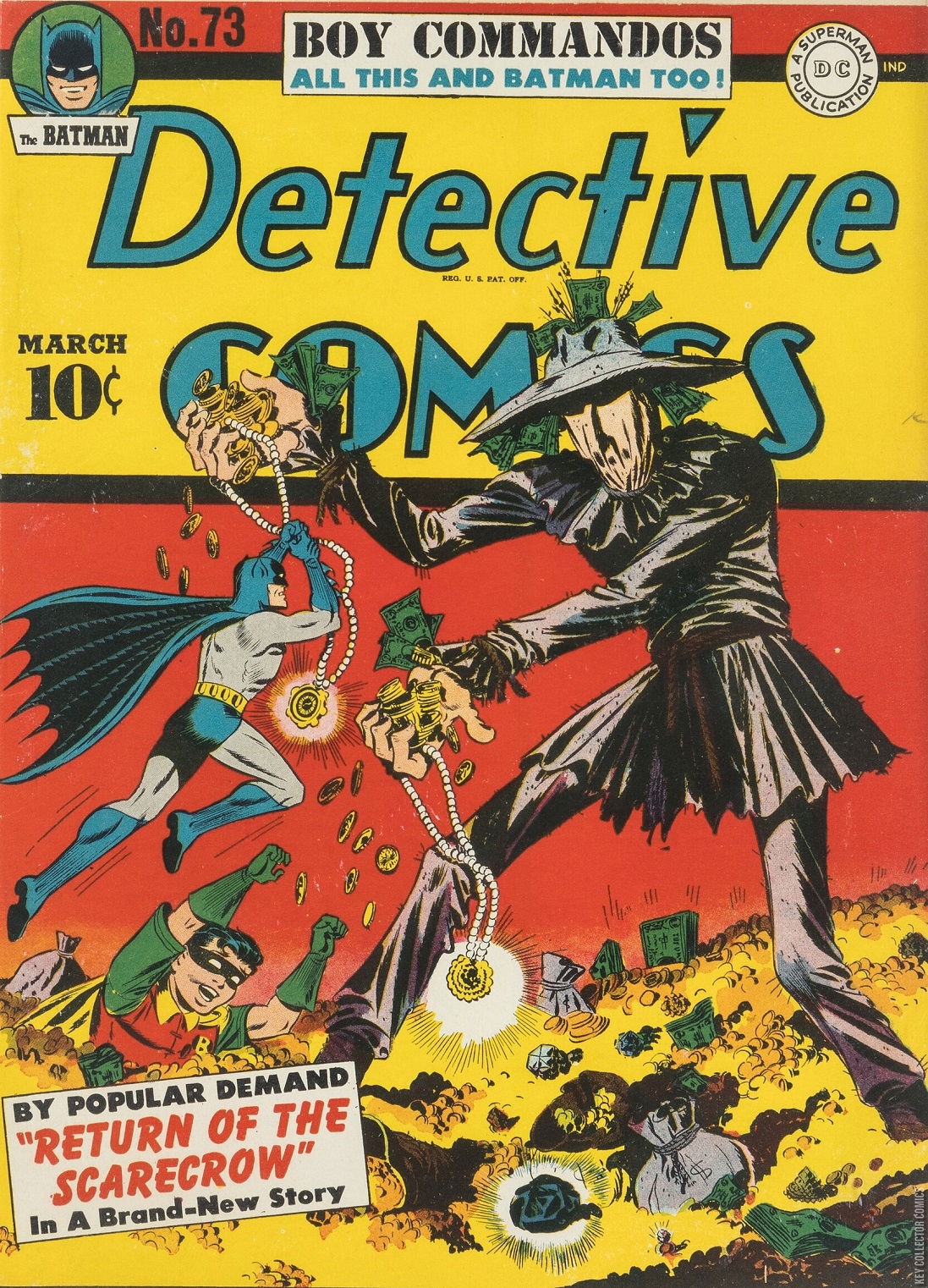 Detective Comics 73 Published March 1943 Key Collect