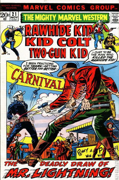 Mighty Marvel Western #21 Published November 1972 Key
