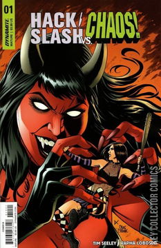 Variant Cover for Hack / Slash vs. Chaos #1