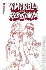 Variant Cover for Vampirella Versus Red Sonja #1