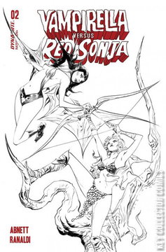 Variant Cover for Vampirella vs. Red Sonja #2