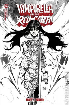 Variant Cover for Vampirella vs. Red Sonja #2