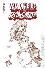 Variant Cover for Vampirella Versus Red Sonja #2