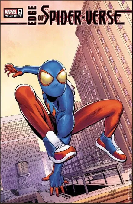 Cover art for Edge of Spider-Verse #3 