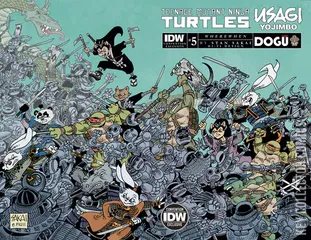 Variant Cover for Teenage Mutant Ninja Turtles / Usagi Yojimbo: WhereWhen #5