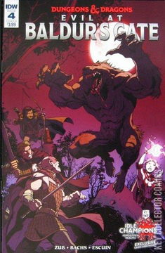 Variant Cover for Dungeons & Dragons: Evil at Baldur’s Gate #4